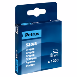Petrus 77514 agrafe Pack d'agrafes 1200 agrafes