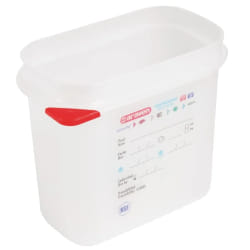 Araven Lot de 4 Boîtes alimentaires GN 1/9