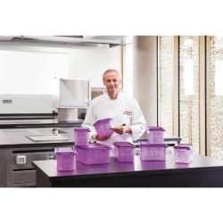 Bac hermétique Araven - Violet 2,6 L GN 1/3