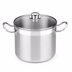 BRA A343937, 17 L, Argent, Acier inoxydable, Profesional with glass lid, 30 cm, 309 mm