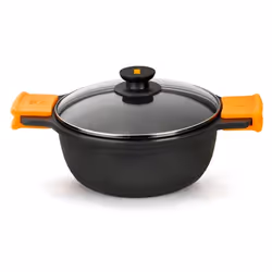 BRA Efficient, 8,3 L, Noir, Aluminium, Teflon Platinum Plus, Vitrocéramique, Gaz, Induction, Plaque étanche, Noir