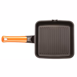 BRA Efficient Orange Poêle grill Carré