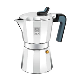 BRA Deluxe 2 Cafetière à moka Argent