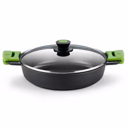 BRA Prior, 2,3 L, Rond, Noir, Aluminium, Teflon Classic, Noir