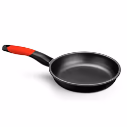 BRA Premiere A411220, Rond, Poêle polyvalente, Noir, Rouge, Teflon Classic, Fonte d'aluminium, 5,5 mm