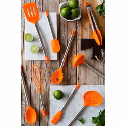 BRA A195011 Ensemble d'ustensile de cuisine 5 pièce(s) Orange, Acier inoxydable
