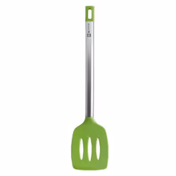 BRA A197002, Spatules et raclettes de cuisine, Vert, Argent, Silicone, Acier inoxydable, Acier inoxydable, Argent, Trou d'acc ...