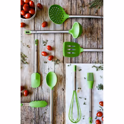 BRA A197011 Ensemble d'ustensile de cuisine 5 pièce(s) Vert, Acier inoxydable