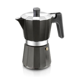 BRA A170487 machine à café manuelle Cafetière à moka 0,829 L Noir, Argent