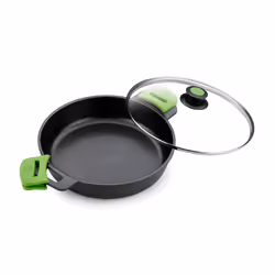 BRA Prior A400540 casserole à sauce 9 L Rond Noir, Vert