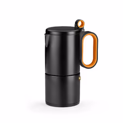 BRA Efficient A170415, Machine à café à capsules, 0,18 L, Noir, Orange, Acier inoxydable, 101 mm, 16 cm