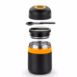 BRA Efficient A198101 thermos 0,5 L Noir, Orange