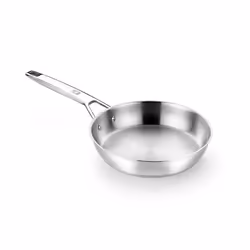BRA Signature  Poêle 28 cm inox 18/10 sans antiadhésif résistante à lusure triple fond full induction adaptée à tous feux
