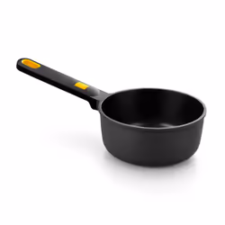 BRA Prior A122316, 1,25 L, Rond, Noir, Orange, Aluminium, Bakelite, Silicone, Aluminium, Noir, Orange