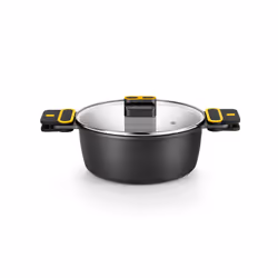 BRA Profesional A510324 casserole à sauce Rond Noir