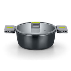 BRA Life  Casserole de 24 cm de haut en fonte daluminium recyclé certifiée 100% antiadhésive en céramique pleine induction