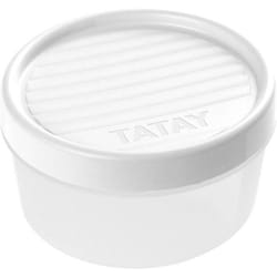 TATAY 1160601 Boîte de Conservation avec Fermeture à Vis Ronde 0 5 L Plastique Blanc 12 x 12 x 7 cm