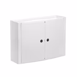 Armoire Horizontale - Tatay - 4480202 - 2 Portes - Plastique Blanc - 46 x 155 x 32 cm