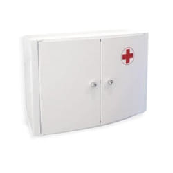 Armoire à médicaments - TATAY - 2 antines - Plastique - Blanc - Design contemporain