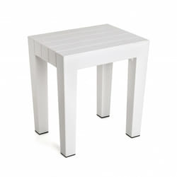 Plasticos tatay Tabouret à poser, blanc, Lombok blanc