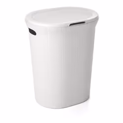 Étagère à linge d'une capacité de 40 litres. -Design avec des ondulations verticales, aspect discret et élégant, à combiner a ...