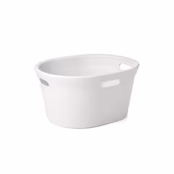 Panier à Linge Baobab Blanc Pergamon 52x42x26 cm