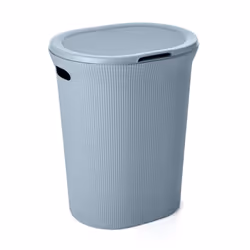 Coffre à linge - TATAY - Baobab blue mist - 40L - Contemporain - Plastique