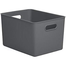 Panier de Rangement - TATAY - Baobab - 22 L - Polypropylène - Gris Anthracite