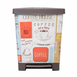 Poubelle de Cuisine Cubik Deco Vintage 23 L