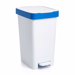 Poubelle à pedale 25L smart bleu R