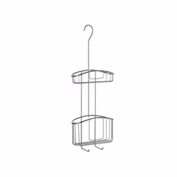 Panier - Inox - 22x9x60 cm - 2 hauteurs - Douche - Grande capacité