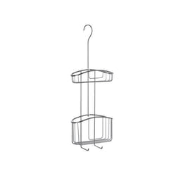 Panier - Inox - 22x9x60 cm - 2 hauteurs - Douche - Grande capacité
