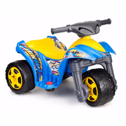 FEBER 800012228, 1 an(s), 3 roue(s), Noir, Bleu, Gris, Jaune, Batteries requises