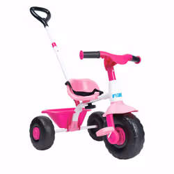 FEBER 800012811, 1 an(s), 3 roue(s), Noir, Rose, Blanc