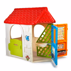 FEBER GiroHouse, Maison de jeux posée au sol, 2 an(s), 2 portes(s), Multicolore