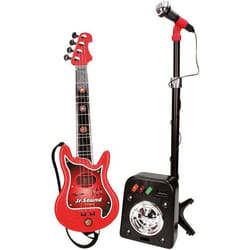 Reig Guitare pour Enfant Microphone Rouge