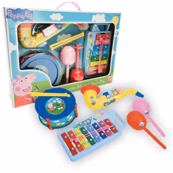 Reig Jeu d'instruments de musique en jouet 9 Pièces