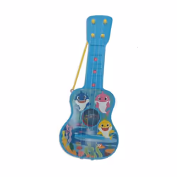 Jouet musical - Reig - CLAUDIO - Guitare 4 Cordes - Design Baby Shark - Couleur Bleu