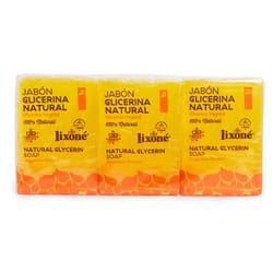 LIXONÉ Natural Glycerin Savon en pain 125 g 3 pièce(s)
