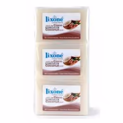 LIXONÉ Coconut, Visage, Savon en pain, Blanc, Rectangulaire, COCOS NUCIFERA (COCONUT) OIL, AQUA, SODIUM HYDROXIDE, POTASSIUM ...
