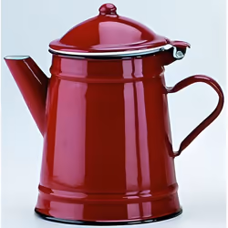 Cafetière Conique en acier émaillé vitrifié Rouge 05 l - IBILI - 910250