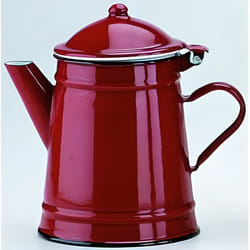 Cafetière Conique en acier émaillé vitrifié Rouge 05 l - IBILI - 910250