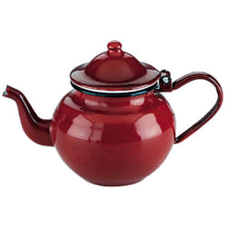 Ibili - Thé en émail rouge 0,45 litres