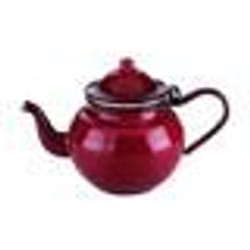 Théière - IBILI - 910370 - Acier émaillé vitifié - Rouge - 075 l - Compatible lave-vaisselle