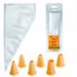 Accessoire de cuisine - IBILI - Kit 10 poches jetables et 10 douilles - 30 cm