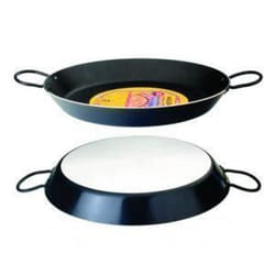 IBILI - Poêle à paella noire 38 cm Aluminium Antiadhésif 8 portions