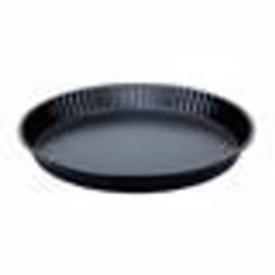 Moule à tarte - IBILI - 28 x 3 cm - Métal anti-adhérent - Nettoyage facile - Cannelé