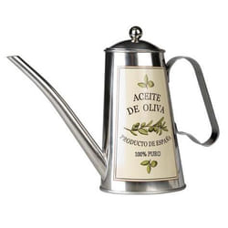 Ibili 705005 distributeur huile / vinaigre 0,5 L Pot Acier inoxydable Beige, Acier inoxydable