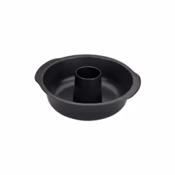 Moule à savarin 24 cm avec anses - Moka - Ce moule vous permettra de réaliser le fameux savarin, gâteau moelleux et aéré en f ...