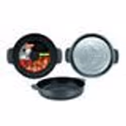 IBILI - Plat à portions Indubasic 16 cm Aluminium Antiadhésif Compatible avec l’induction